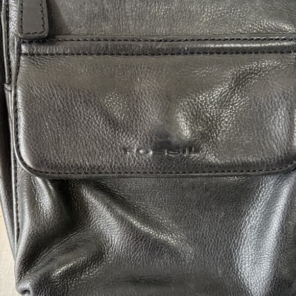 Fossil Black Leather Crossbody Bag - Picture 8 of 8